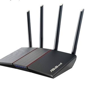 ASUS - AX1800 Dylan Band RT-AX 1 800S Smart WiFi 6 (802.11ax) Router